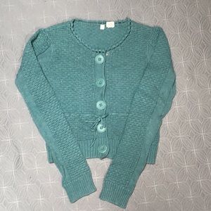 MOTH beautiful 100% cotton cropped sweater with tie. Excellent used condition.